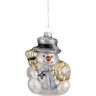 Подвеска снеговик HOUSE OF SEASONS, серебро, 7,5*5,5*12 см 85590